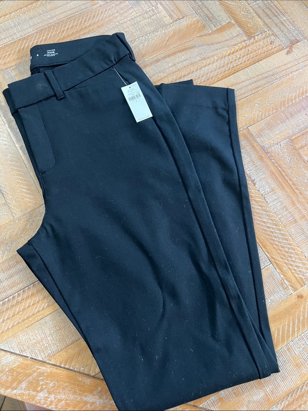 Old Navy Black High-Rise Pixie Trousers